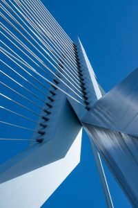 The Erasmus Bridge in Rotterdam, The Netherlands