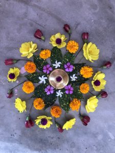 Rangoli in Deepawali
