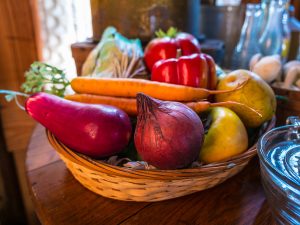 Basket of vegetables