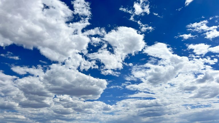 Afternoon Clouds And Blue Sky