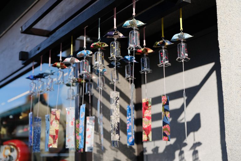 glass wind chime