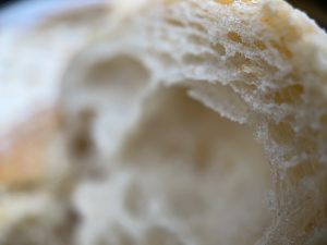 macro picture of bread