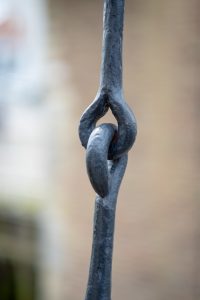 Close-up of an old chain