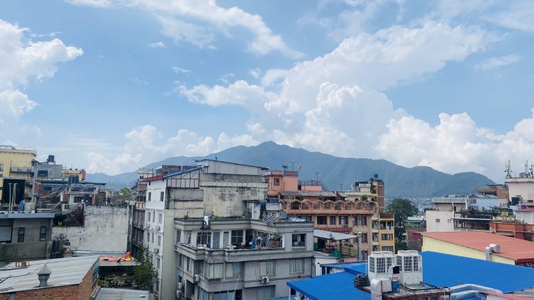 Kathmandu City, Nepal, City, Mountain