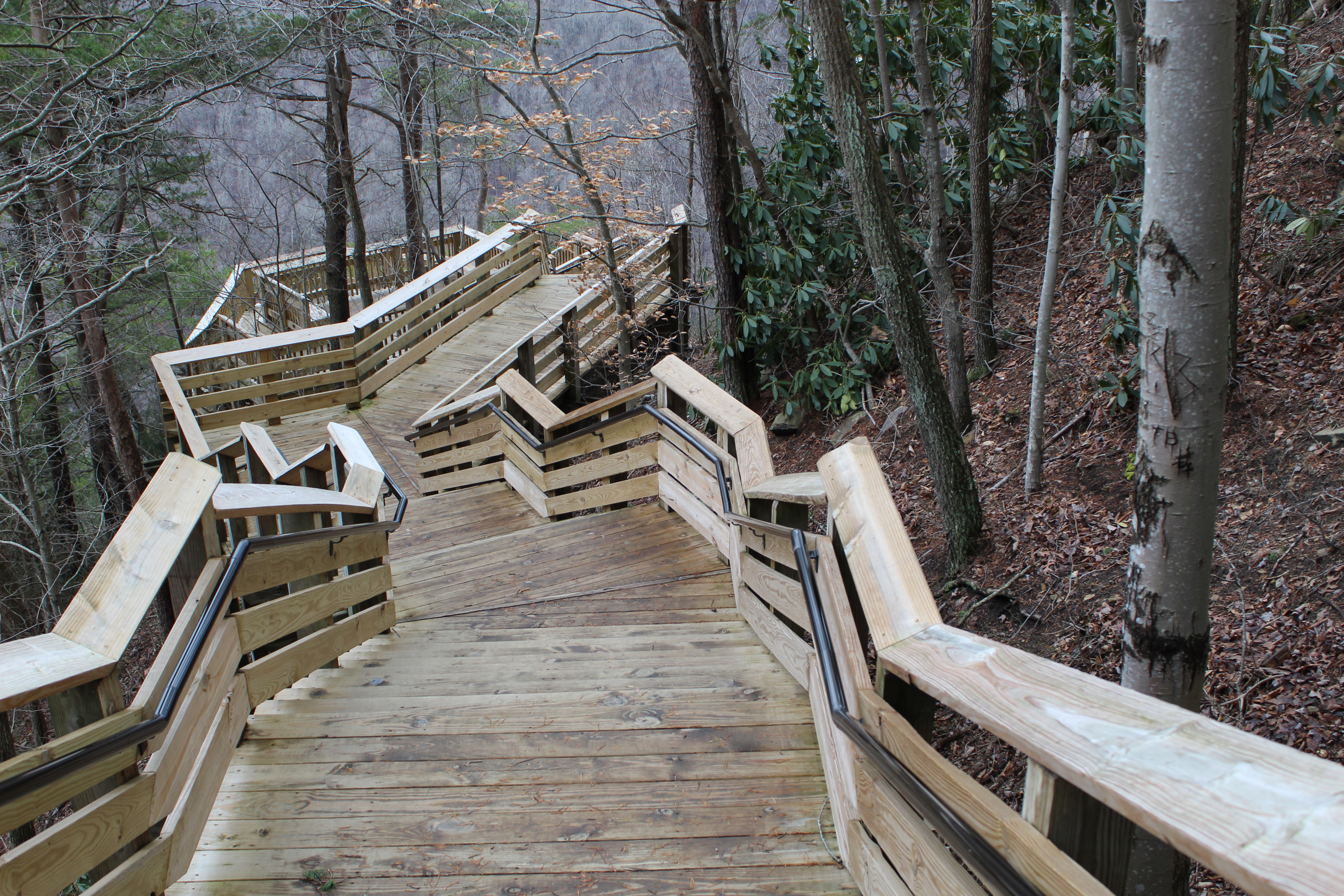 New River Gorge Visitor Center Overlook, New River Gorge National Park, Fayette County, West Virginia