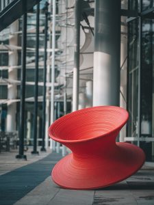 Spin Top Red Chair