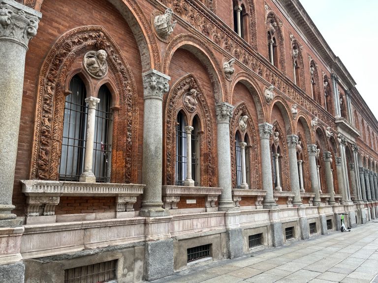 University exterior, Milan, Italy