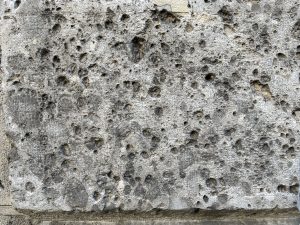 Wall stone, Milan, Italy
