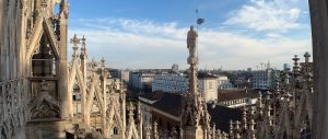 Watching over the city, Duomo di Milano, Milan, Italy