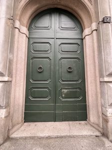 Solid door, Milan, Italy