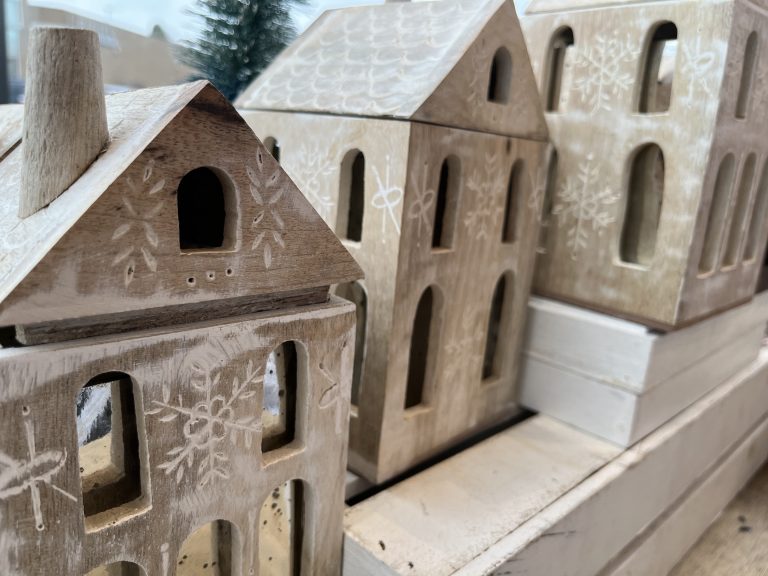 Decorative houses for Christmas