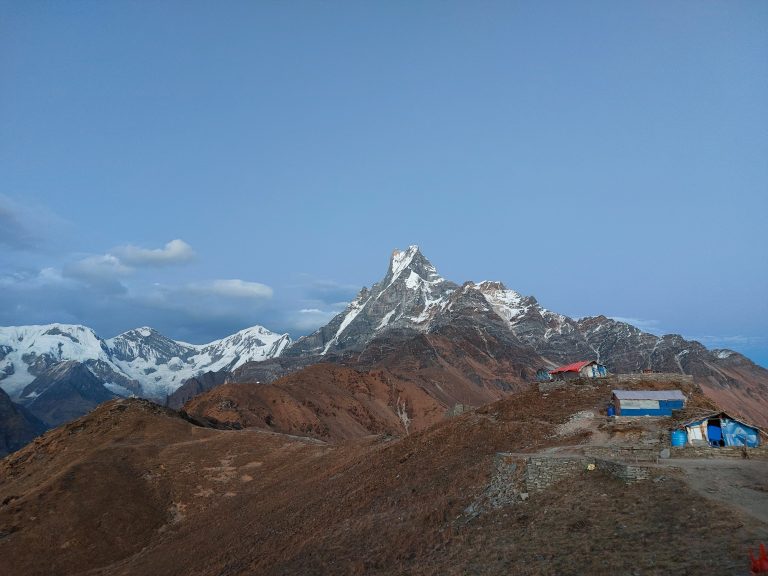 Machhapuchhre mountain from Mardi base camp