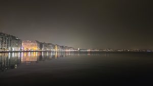 Night view of Thessaloniki, Greece
