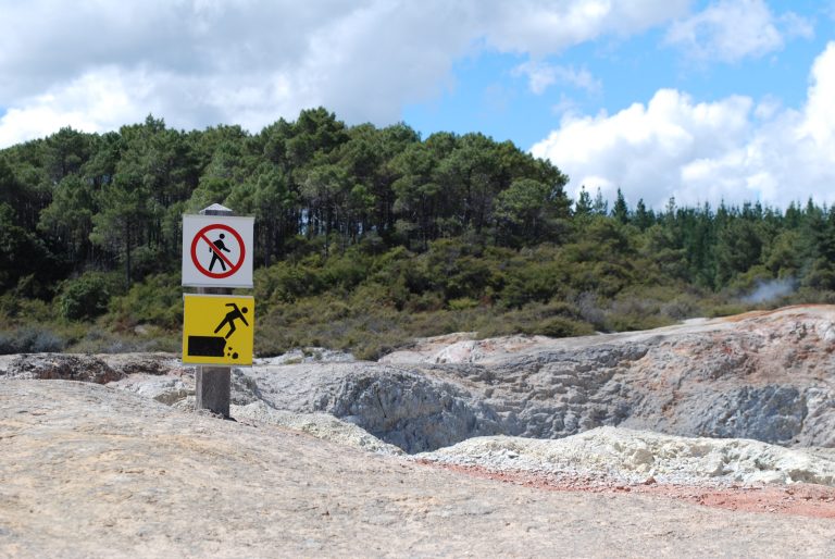 Warning, Fall Hazard Signs