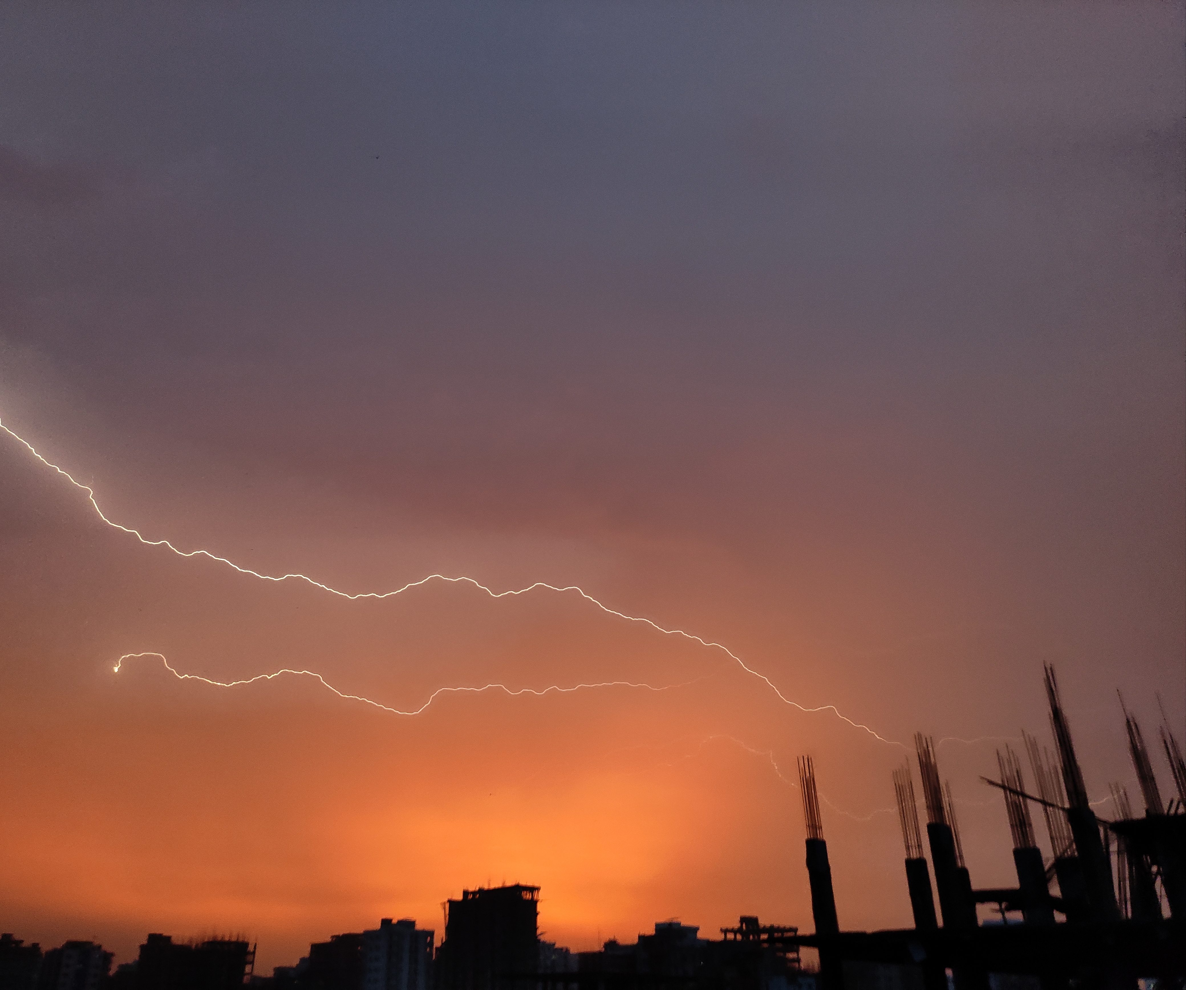 thunderstorm In The evening Light