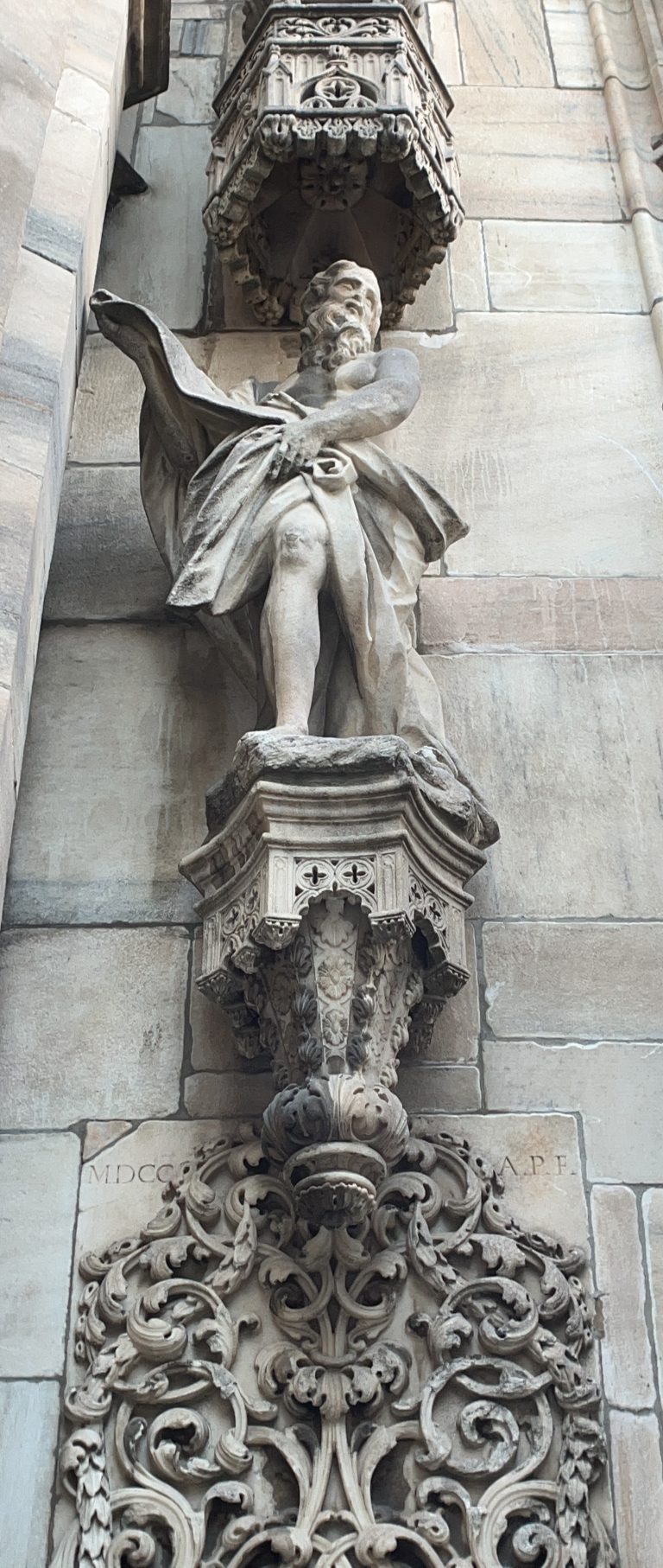 Wall decoration, cathedral, Duomo de Milano, Milan, italy