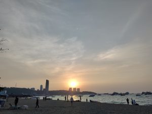 Sunset at Pattaya Sea Beach