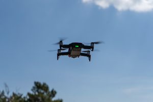 Image of a drone flying
