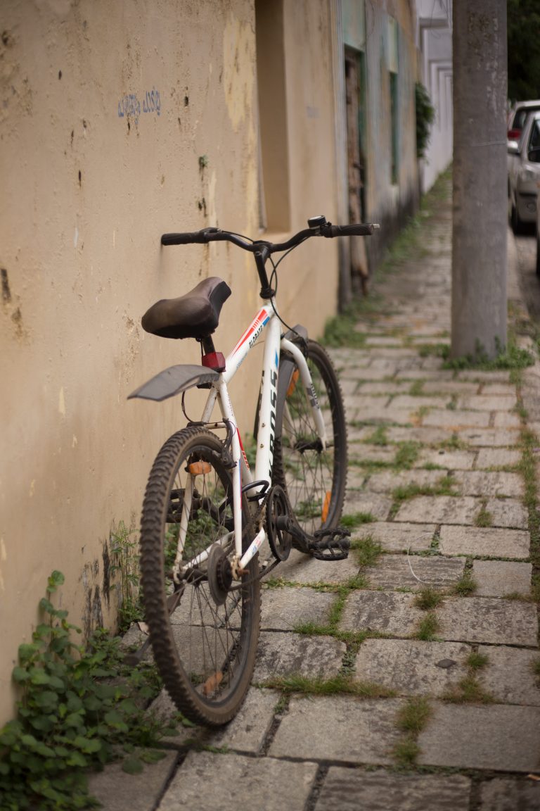 Bicycle in the street