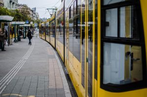 Tram in Budapest, Hungary