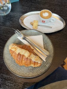 View larger photo: Almond Croissant, Espresso, Bangkok, Thailand, WCAsia