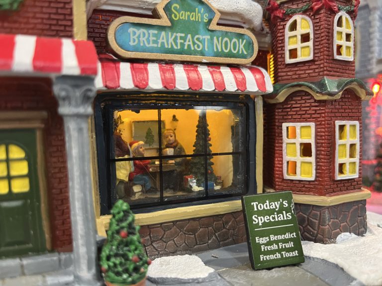 Restaurant diorama