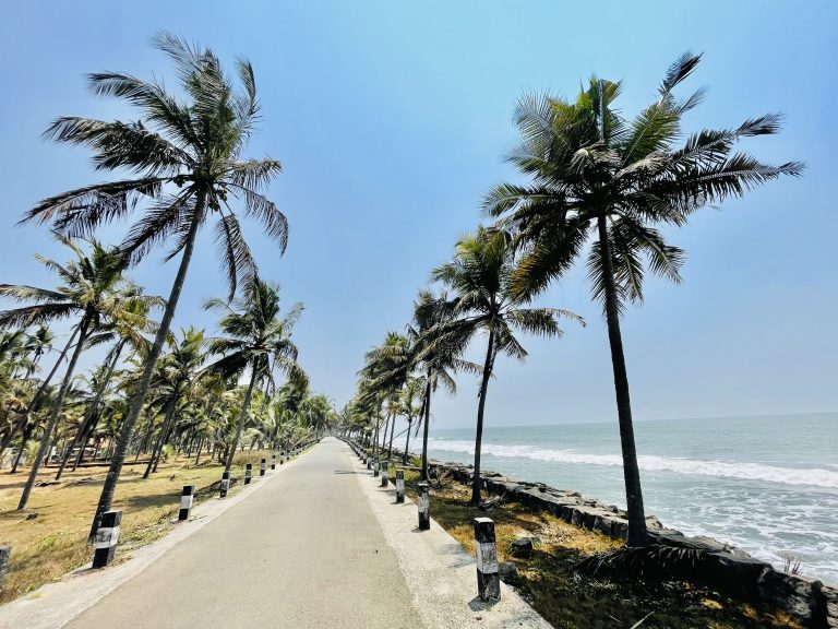 Kolavipalam sea shore. Kozhikode, Kerala, India.