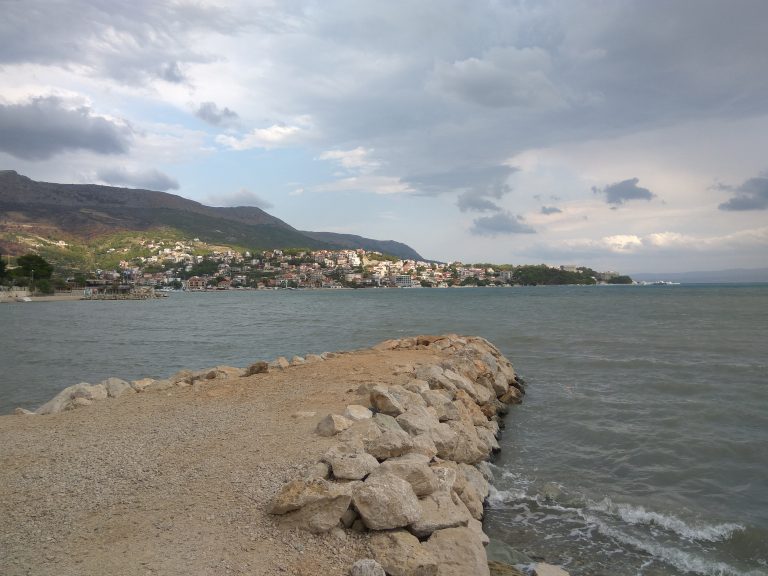 Stobre? beach. This photo was taken from Split, Croatia six years back.