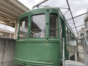 古い東急世田谷線の電車　／　Old Tokyo Setagaya Line train