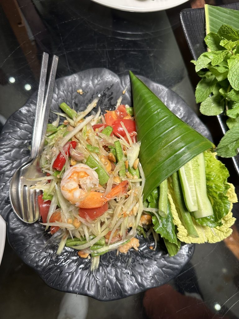 Thai Food in Restaurant