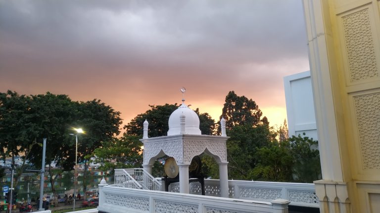 Bedug in Front of Ramli Musofa Mosque, Pluit, Jakarta