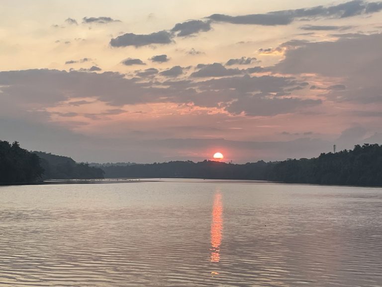 Sunset @ Chaliyar river.