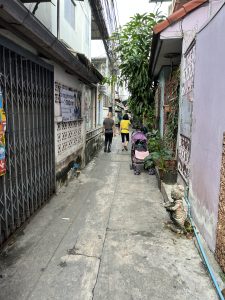 Narrow Bangkok street, Thailand