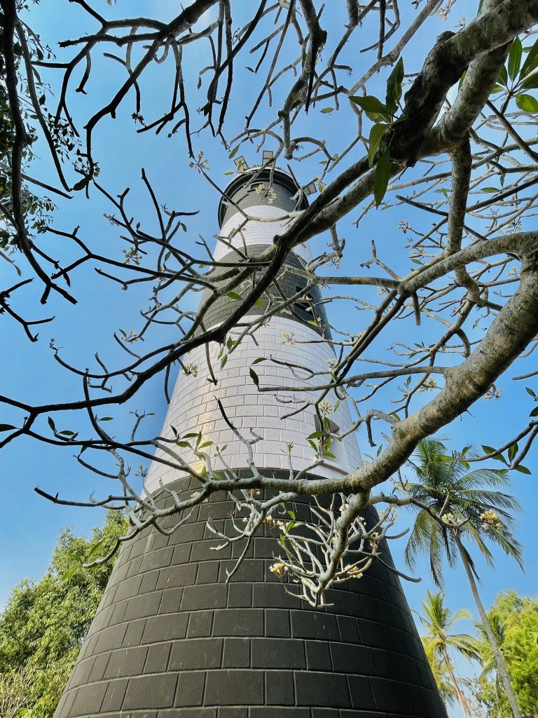 Kadalur Point Lighthouse. Kozhikode, Kerala, India.