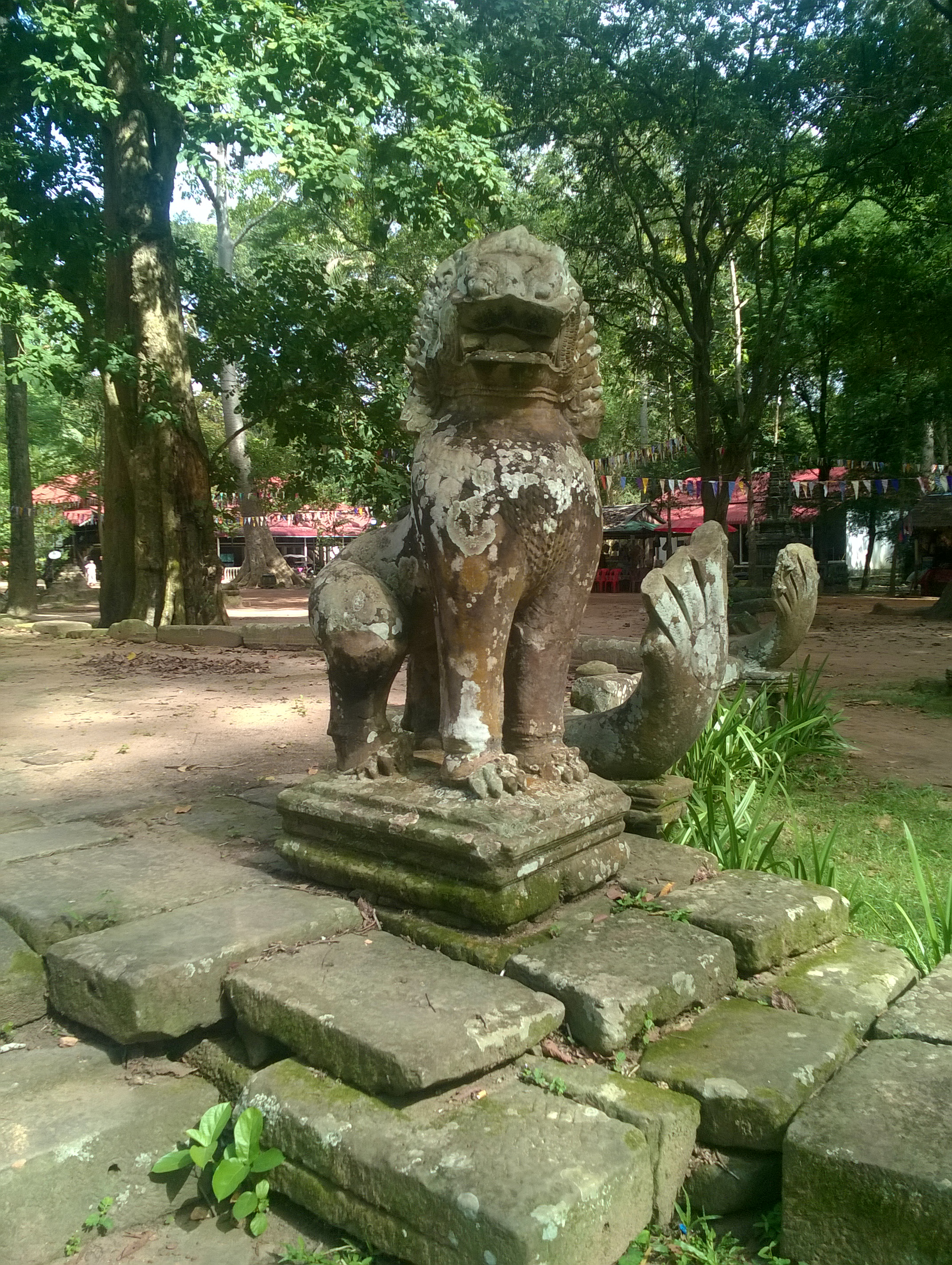 Lion statue, Cambodia