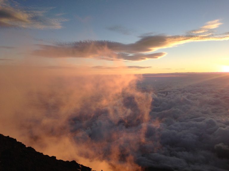 A view from Mount Fuji