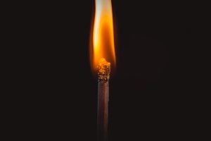 Burning, Flame, Fire, Match, Matchstick, Wood, Igniting