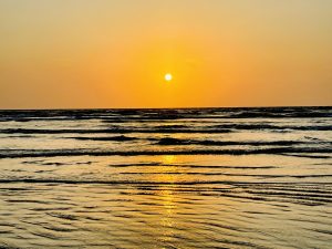 Sunset @ Kolavipalam beach, Kozhikode, Kerala, India.