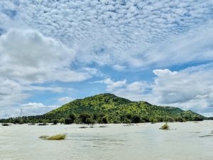 Cauvery river. Chamaraja Nagar, Karnataka, India.