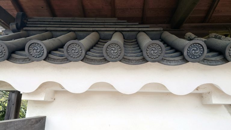 kawara Japanese historic roof tiles