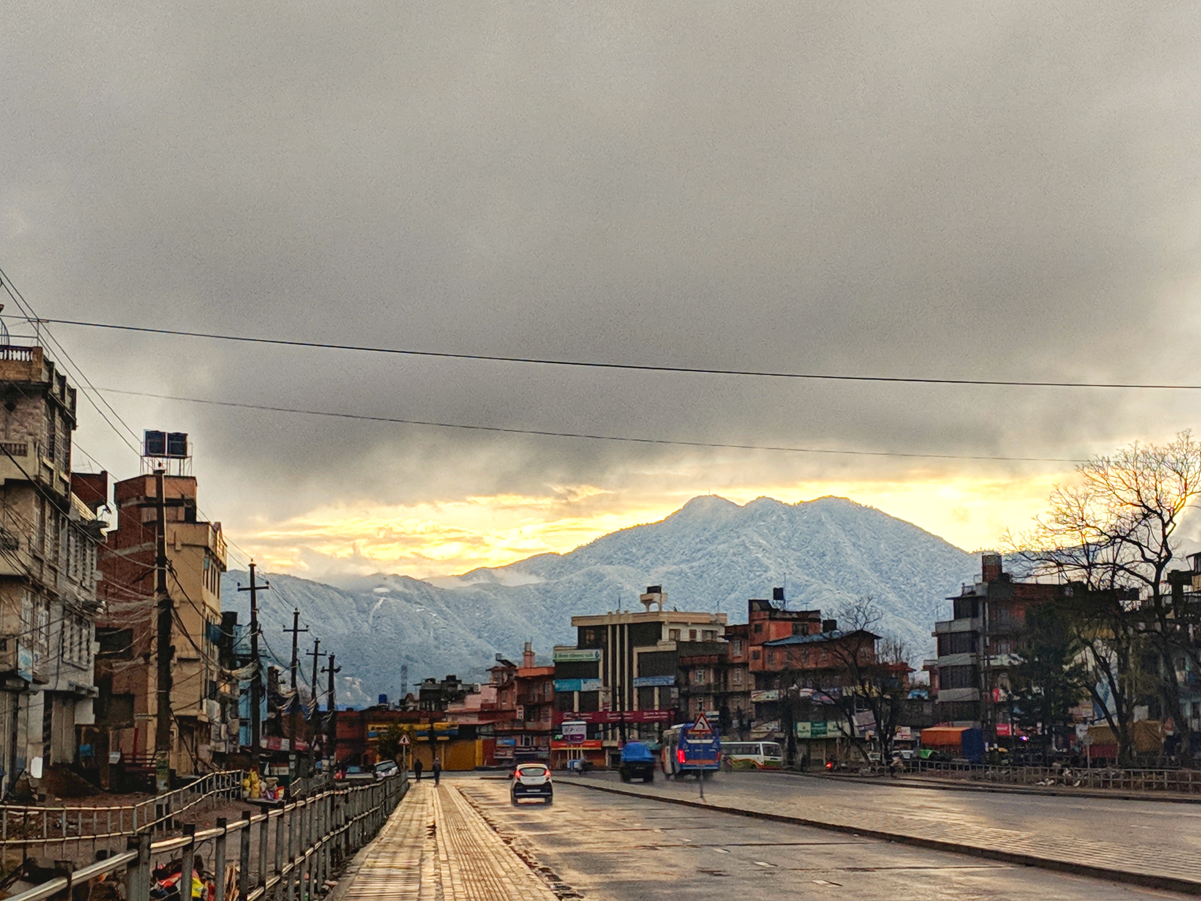 A winter morning in Kathmandu Valley