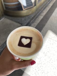 Cappuccino with heart