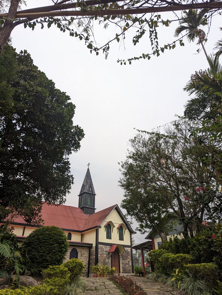 A beautiful church in the heart of Cherrapunji, Shillong.