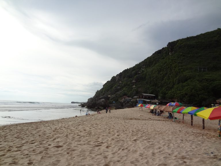 A beach in Gunungkidul, Yogyakarta, Indonesia