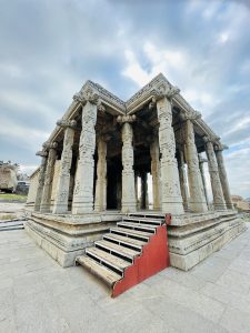 Kadalekalu Ganesha Temple. Hampi, Karnataka, India.