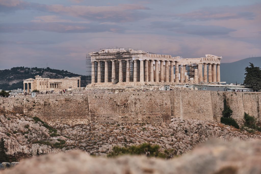 Parthenon from afar, Athens
