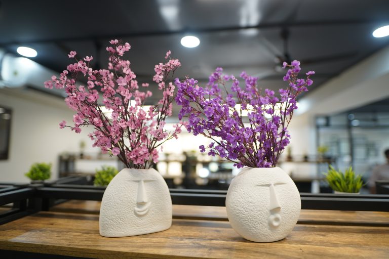 Glimpse Homes Ceramic Flower The Vibrant Face Vases