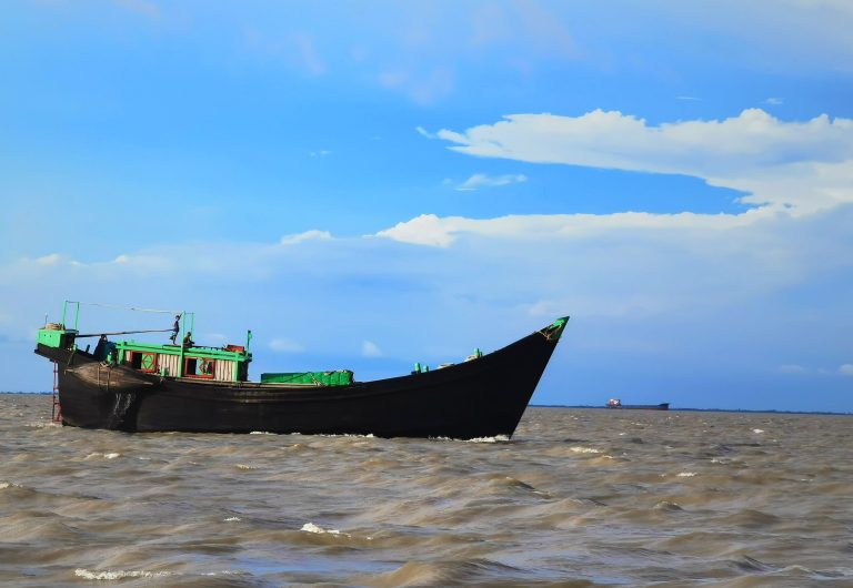 Fisherman Boat in the River