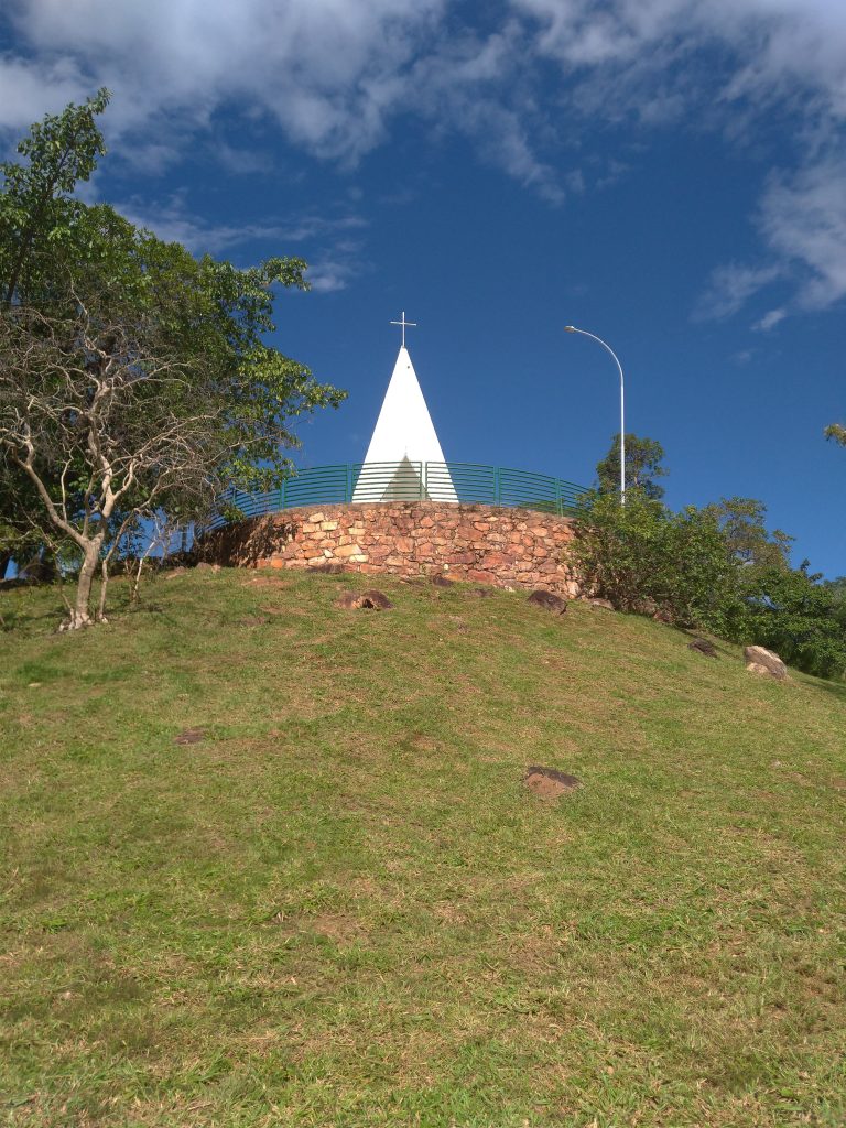 Chapel of Ermida Dom Bosco, Brasília, Brazil, at noon.