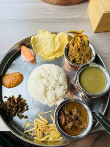 Traditional Nepali food